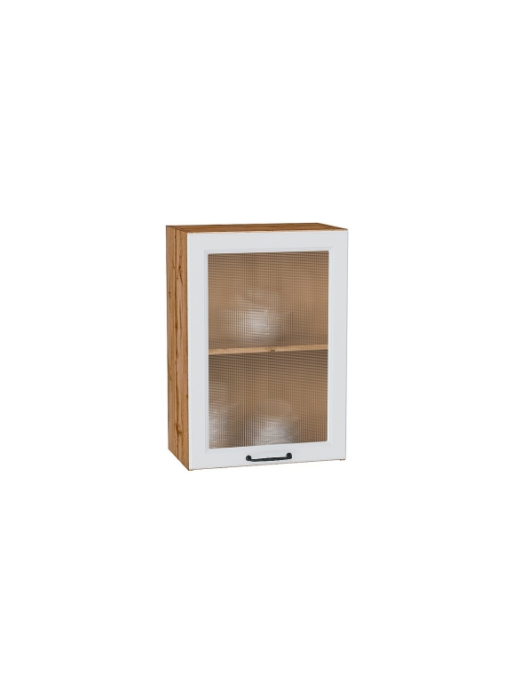 Шкаф верхний с 1-ой остекленной дверцей Ницца