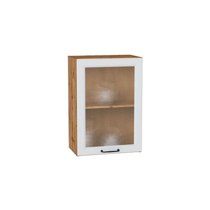 Шкаф верхний с 1-ой остекленной дверцей Ницца