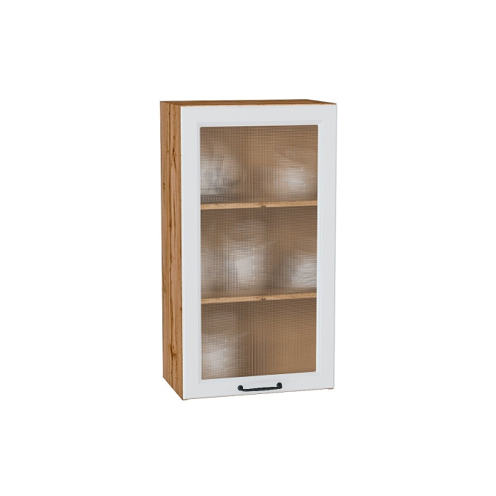 Шкаф верхний с 1-ой остекленной дверцей Ницца