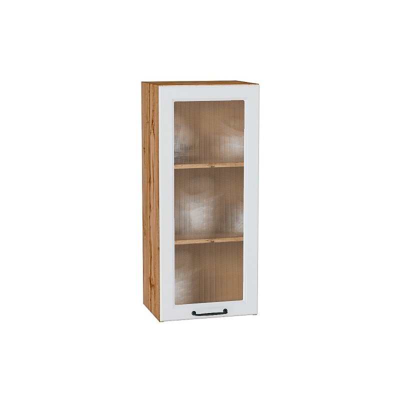 Шкаф верхний с 1-ой остекленной дверцей Ницца