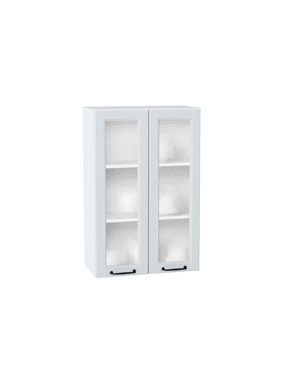 Шкаф верхний с 2-мя остекленными дверцами Ницца