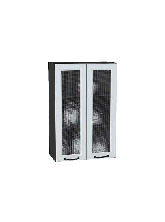 Шкаф верхний с 2-мя остекленными дверцами Ницца