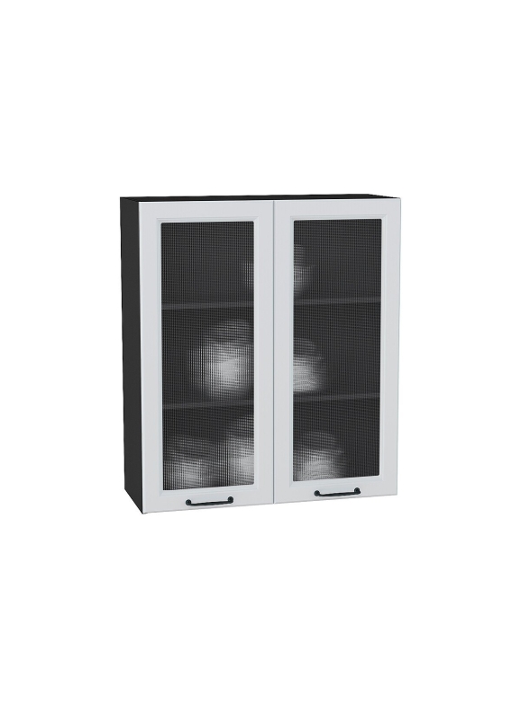 Шкаф верхний с 2-мя остекленными дверцами Ницца