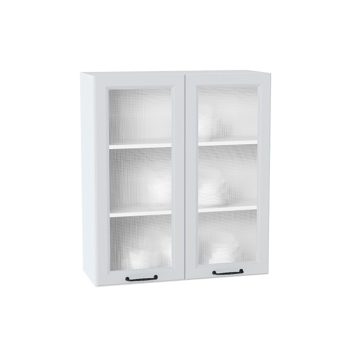 Шкаф верхний с 2-мя остекленными дверцами Ницца