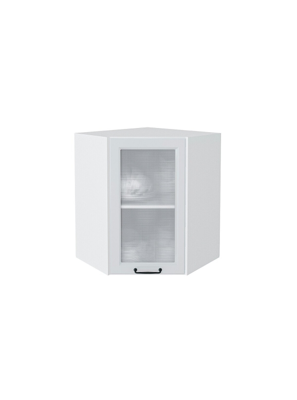 Шкаф верхний угловой остекленный Ницца