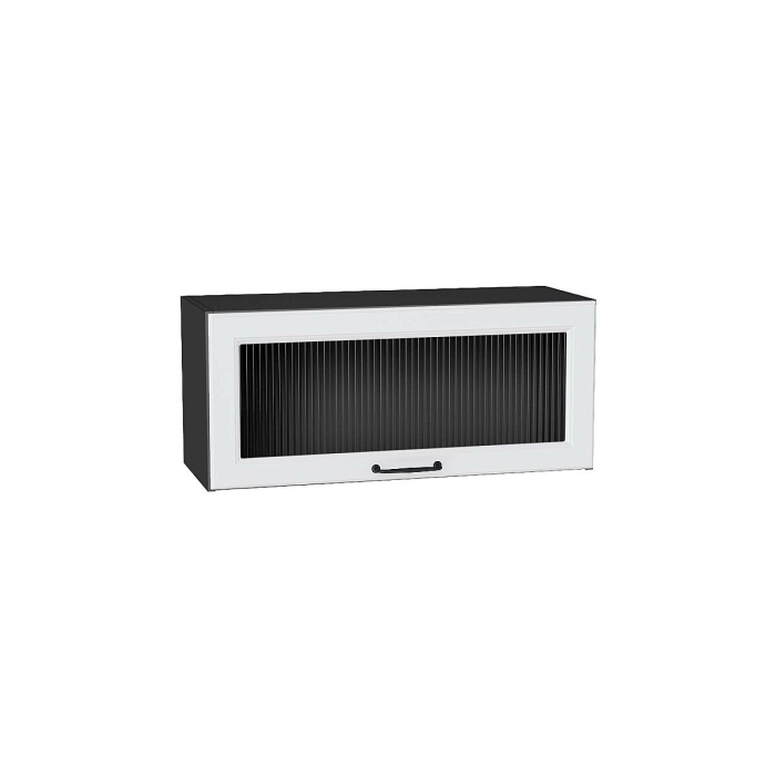 Шкаф верхний горизонтальный остекленный Ницца