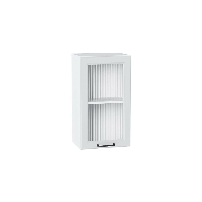 Шкаф верхний с 1-ой остекленной дверцей Ницца