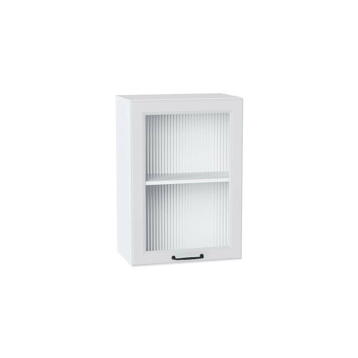 Шкаф верхний с 1-ой остекленной дверцей Ницца