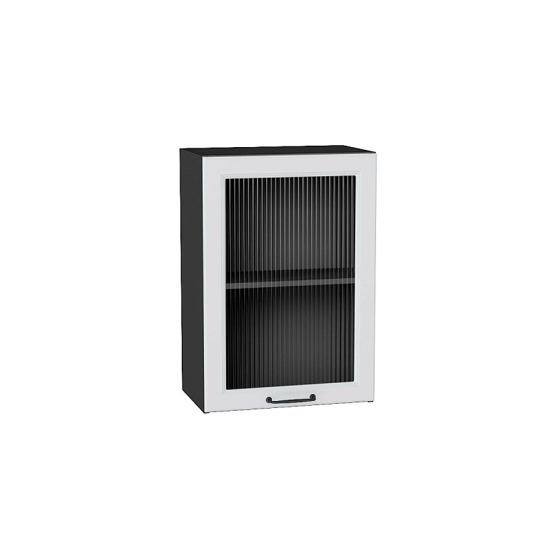 Шкаф верхний с 1-ой остекленной дверцей Ницца