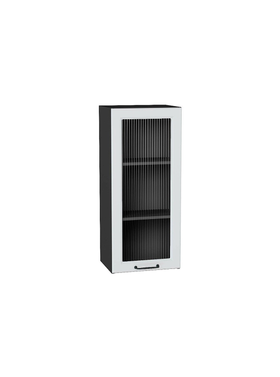 Шкаф верхний с 1-ой остекленной дверцей Ницца