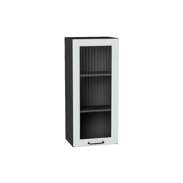 Шкаф верхний с 1-ой остекленной дверцей Ницца