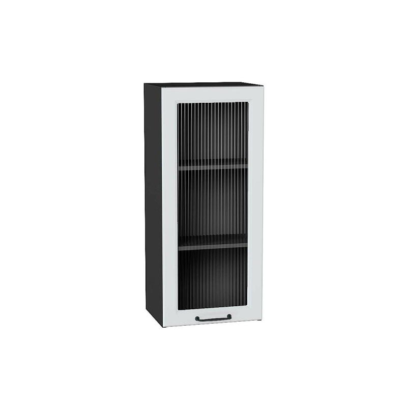 Шкаф верхний с 1-ой остекленной дверцей Ницца