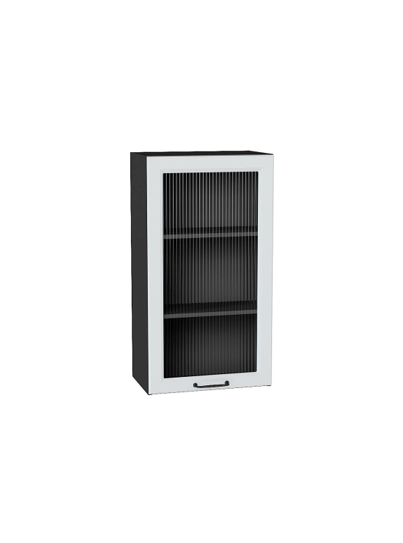 Шкаф верхний с 1-ой остекленной дверцей Ницца