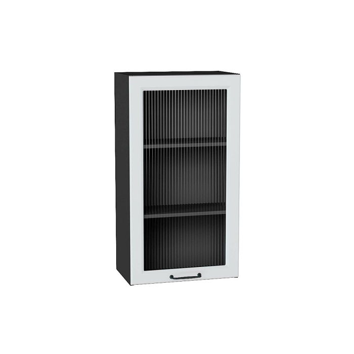 Шкаф верхний с 1-ой остекленной дверцей Ницца