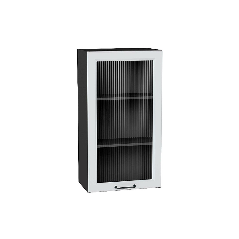 Шкаф верхний с 1-ой остекленной дверцей Ницца