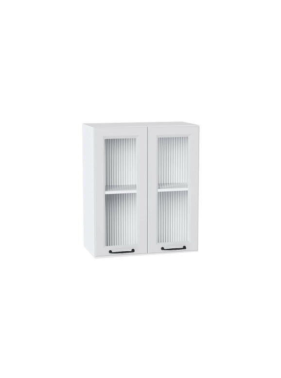 Шкаф верхний с 2-мя остекленными дверцами Ницца