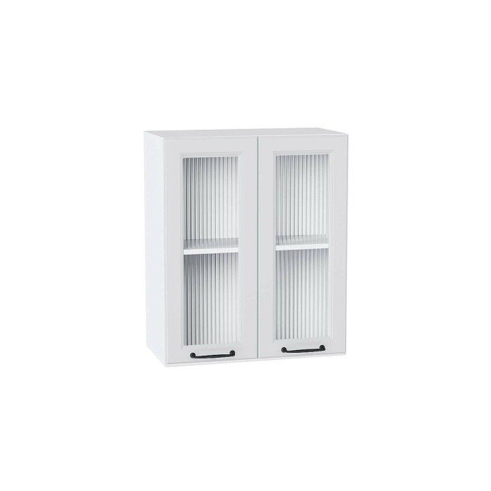 Шкаф верхний с 2-мя остекленными дверцами Ницца