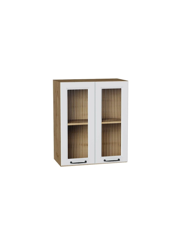 Шкаф верхний с 2-мя остекленными дверцами Ницца