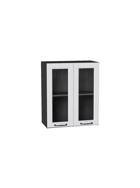 Шкаф верхний с 2-мя остекленными дверцами Ницца