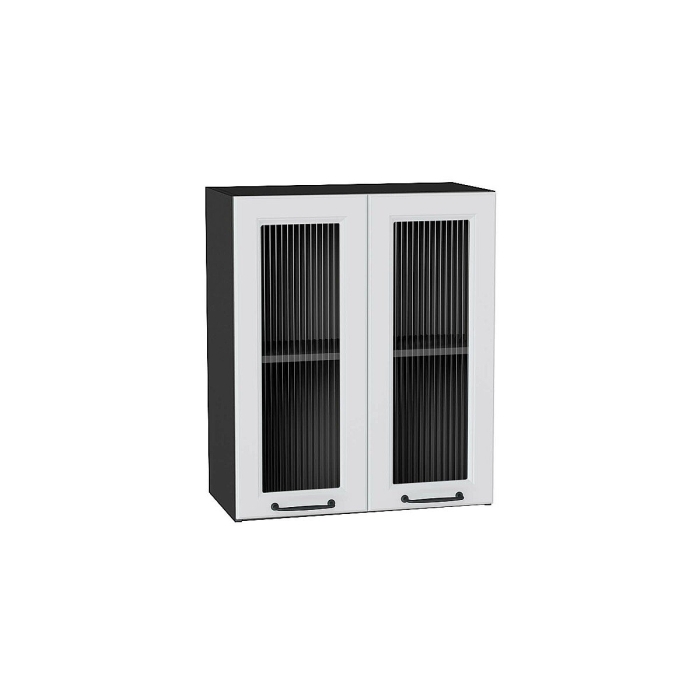 Шкаф верхний с 2-мя остекленными дверцами Ницца