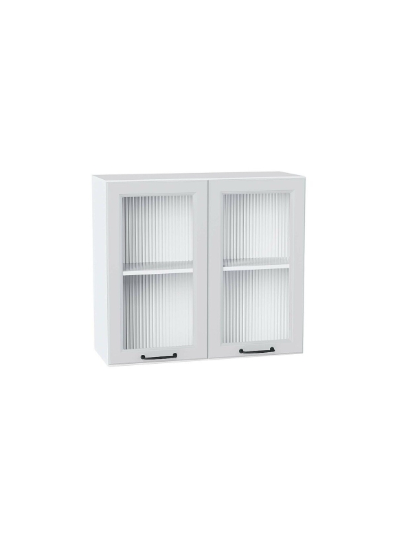 Шкаф верхний с 2-мя остекленными дверцами Ницца