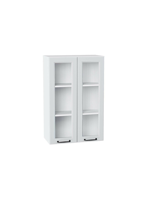 Шкаф верхний с 2-мя остекленными дверцами Ницца