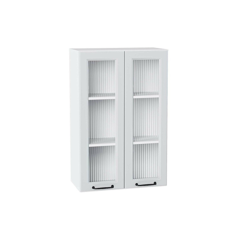 Шкаф верхний с 2-мя остекленными дверцами Ницца