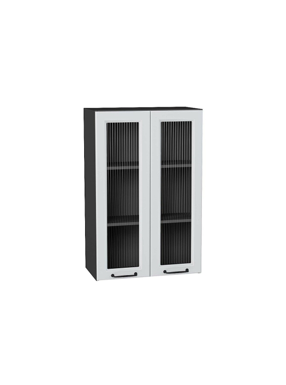 Шкаф верхний с 2-мя остекленными дверцами Ницца