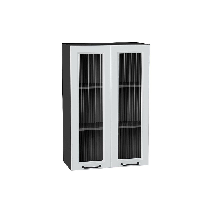 Шкаф верхний с 2-мя остекленными дверцами Ницца