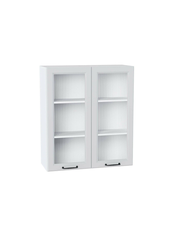 Шкаф верхний с 2-мя остекленными дверцами Ницца