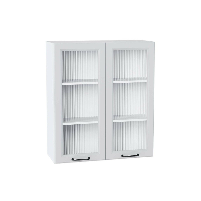 Шкаф верхний с 2-мя остекленными дверцами Ницца