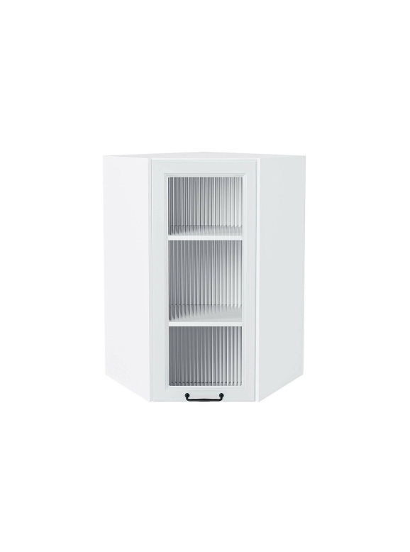 Шкаф верхний угловой остекленный Ницца