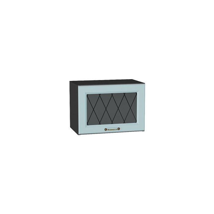 Шкаф верхний горизонтальный остекленный Ницца