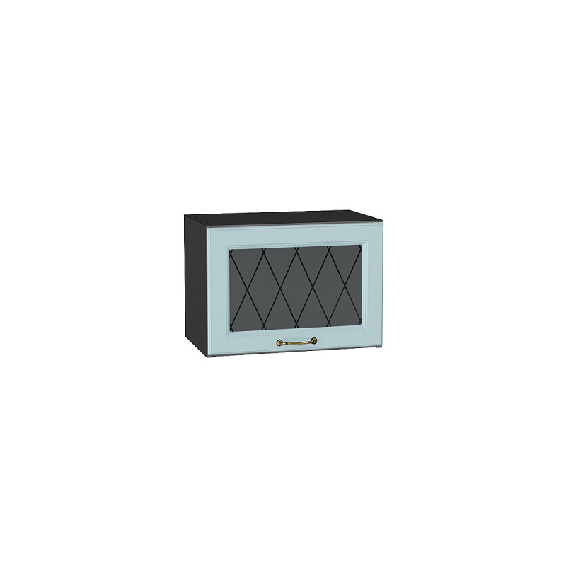 Шкаф верхний горизонтальный остекленный Ницца