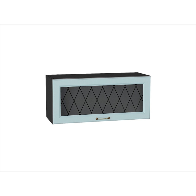 Шкаф верхний горизонтальный остекленный Ницца