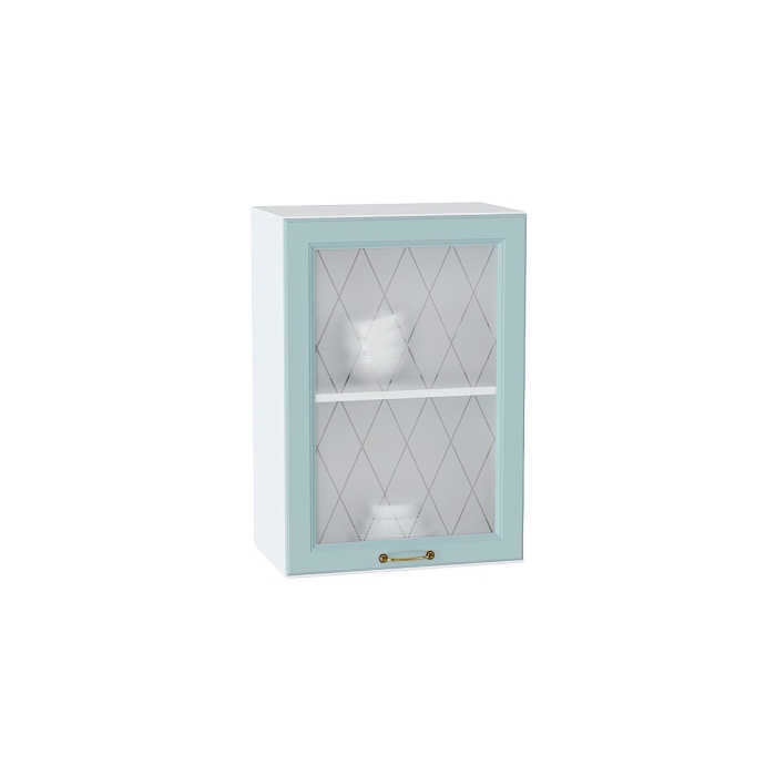 Шкаф верхний с 1-ой остекленной дверцей Ницца