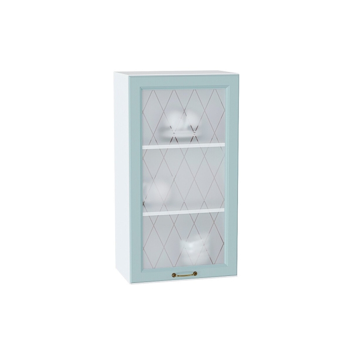 Шкаф верхний с 1-ой остекленной дверцей Ницца