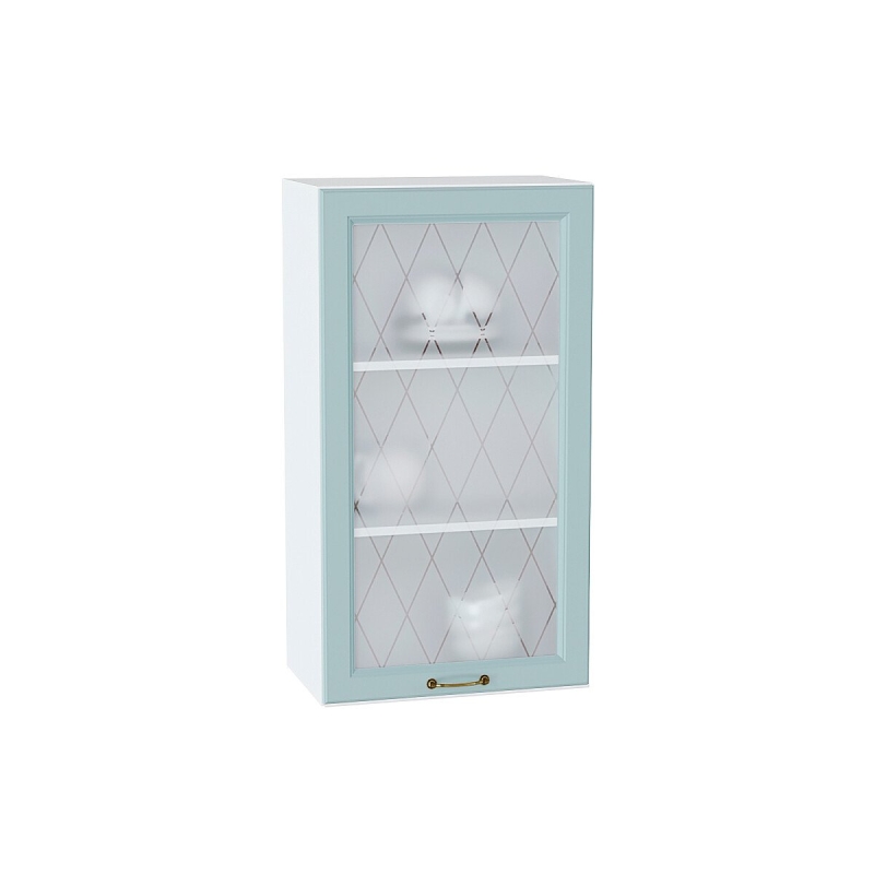 Шкаф верхний с 1-ой остекленной дверцей Ницца