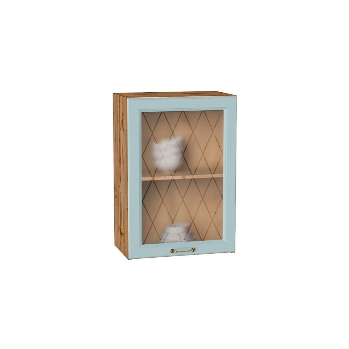 Шкаф верхний с 1-ой остекленной дверцей Ницца