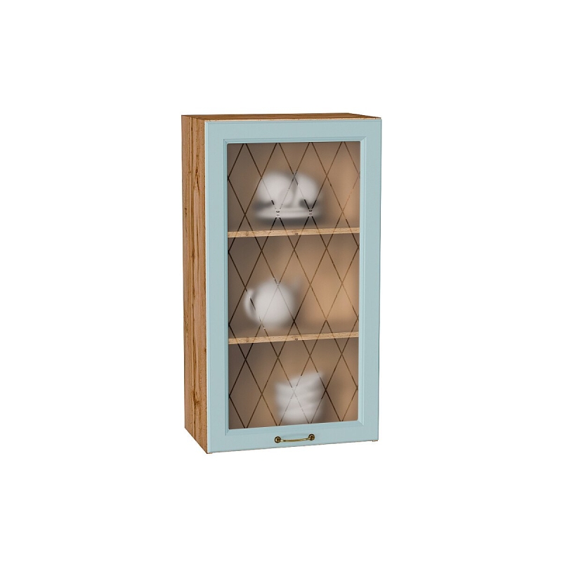 Шкаф верхний с 1-ой остекленной дверцей Ницца