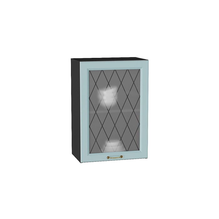 Шкаф верхний с 1-ой остекленной дверцей Ницца