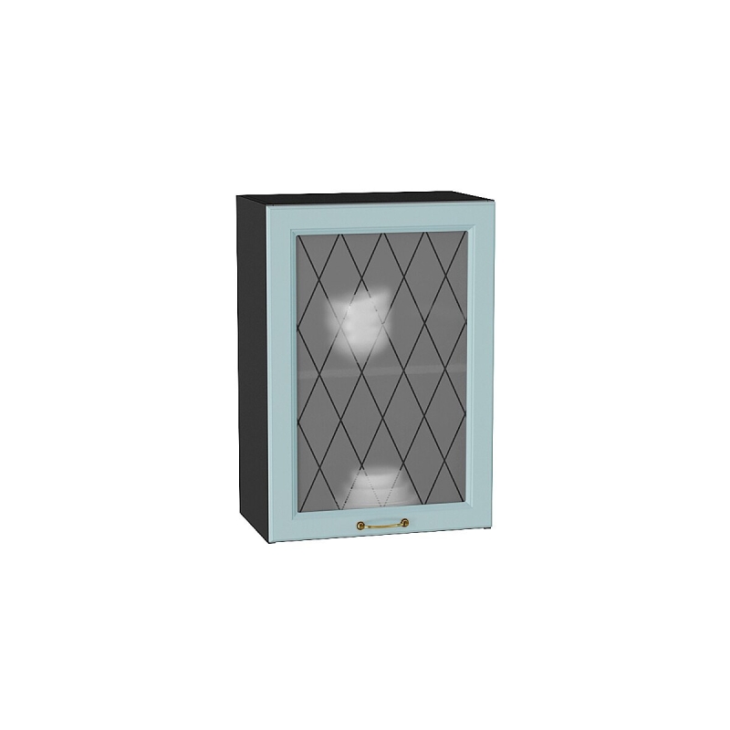 Шкаф верхний с 1-ой остекленной дверцей Ницца