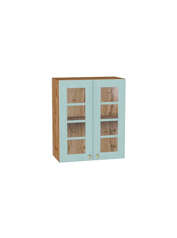 Шкаф верхний с 2-мя остекленными дверцами Прованс