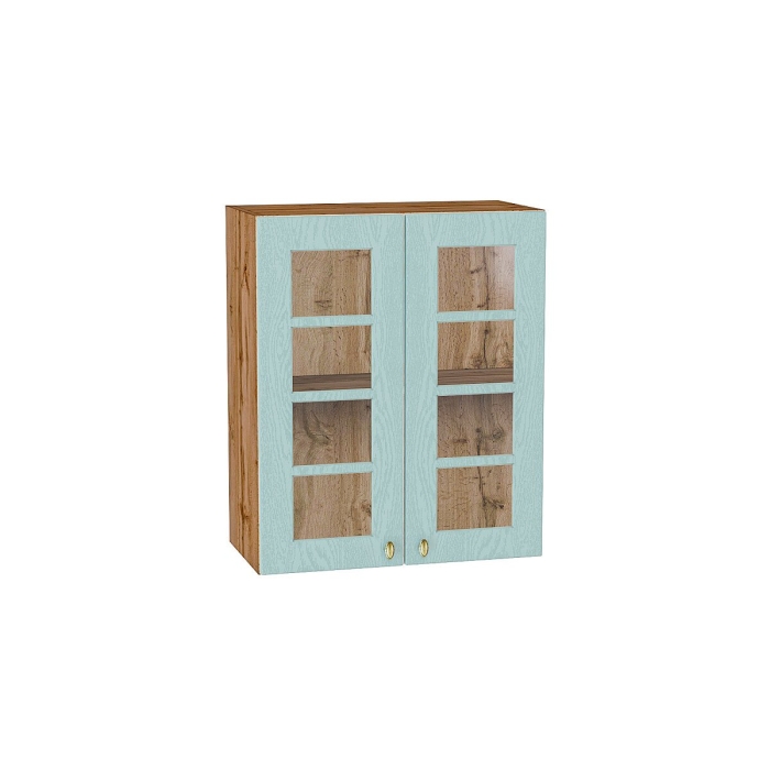 Шкаф верхний с 2-мя остекленными дверцами Прованс