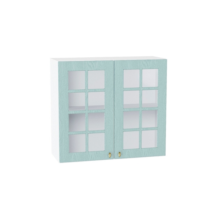 Шкаф верхний с 2-мя остекленными дверцами Прованс