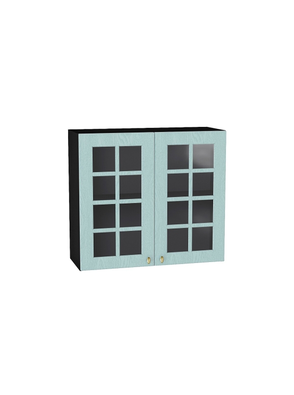 Шкаф верхний с 2-мя остекленными дверцами Прованс