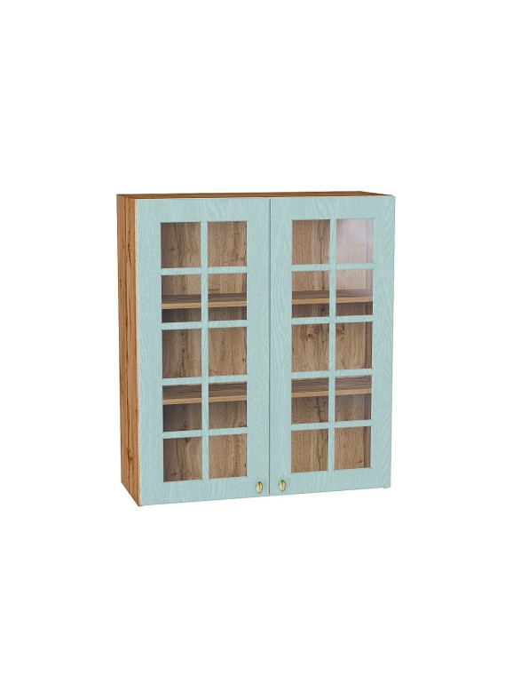 Шкаф верхний с 2-мя остекленными дверцами Прованс