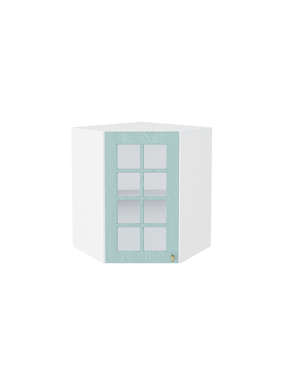 Шкаф верхний угловой остекленный Прованс