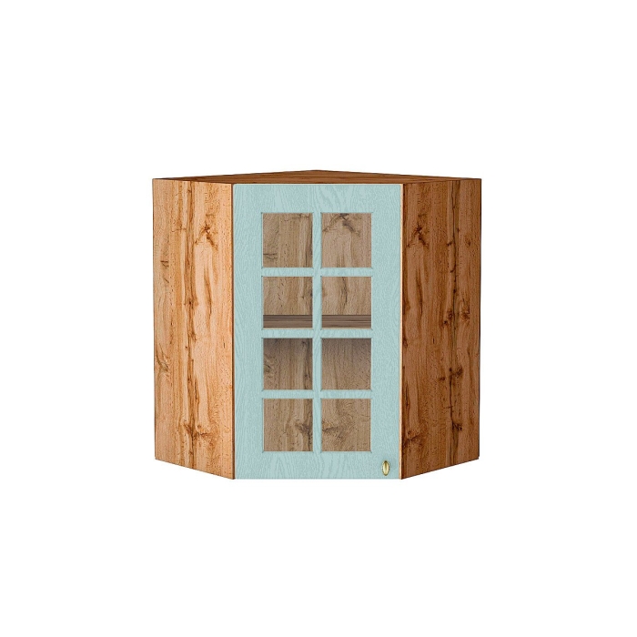 Шкаф верхний угловой остекленный Прованс