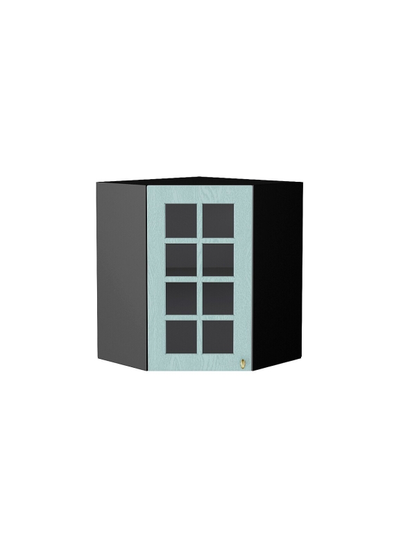 Шкаф верхний угловой остекленный Прованс